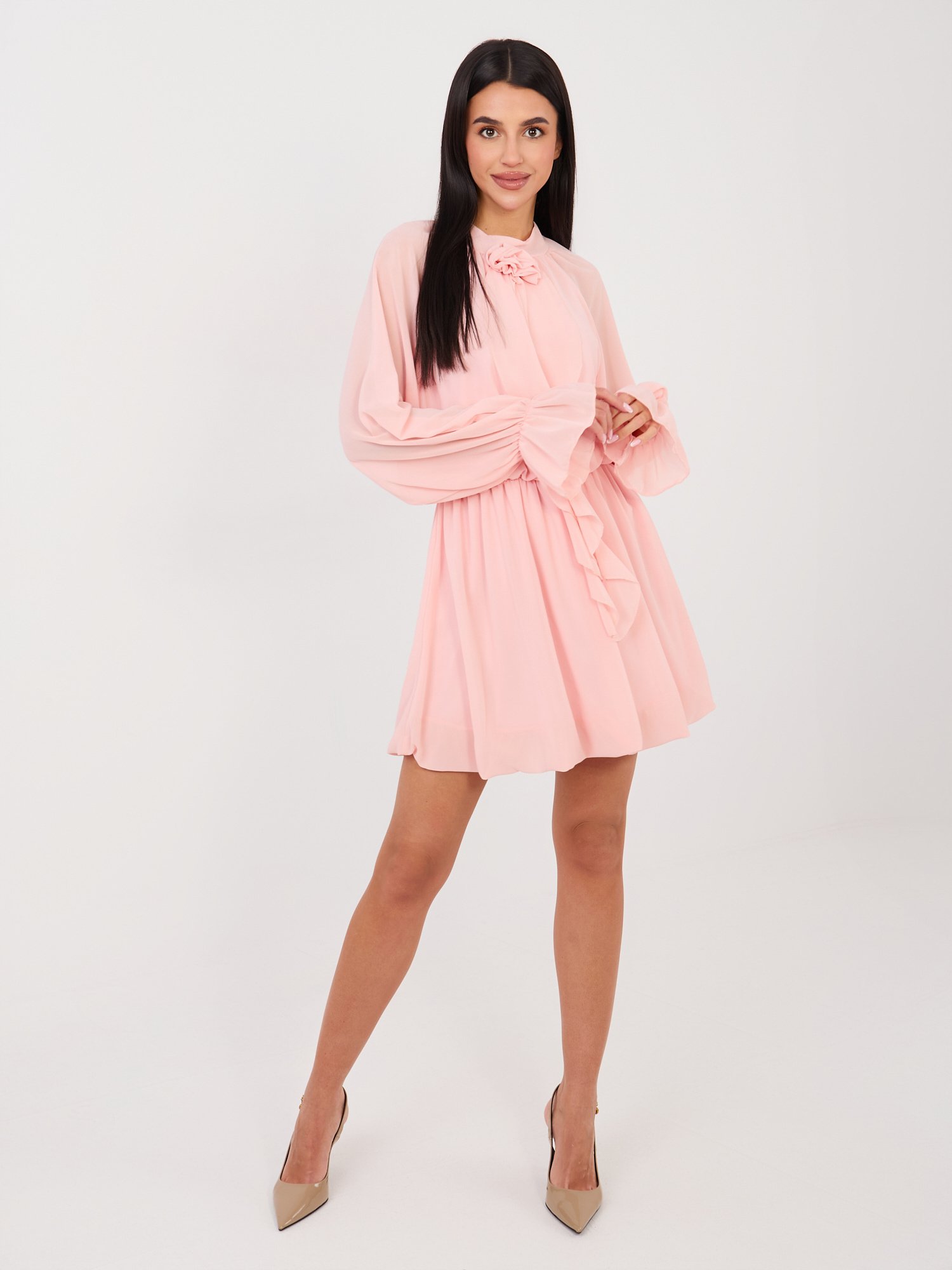 Vestido de gasa Mulen - rosa claro