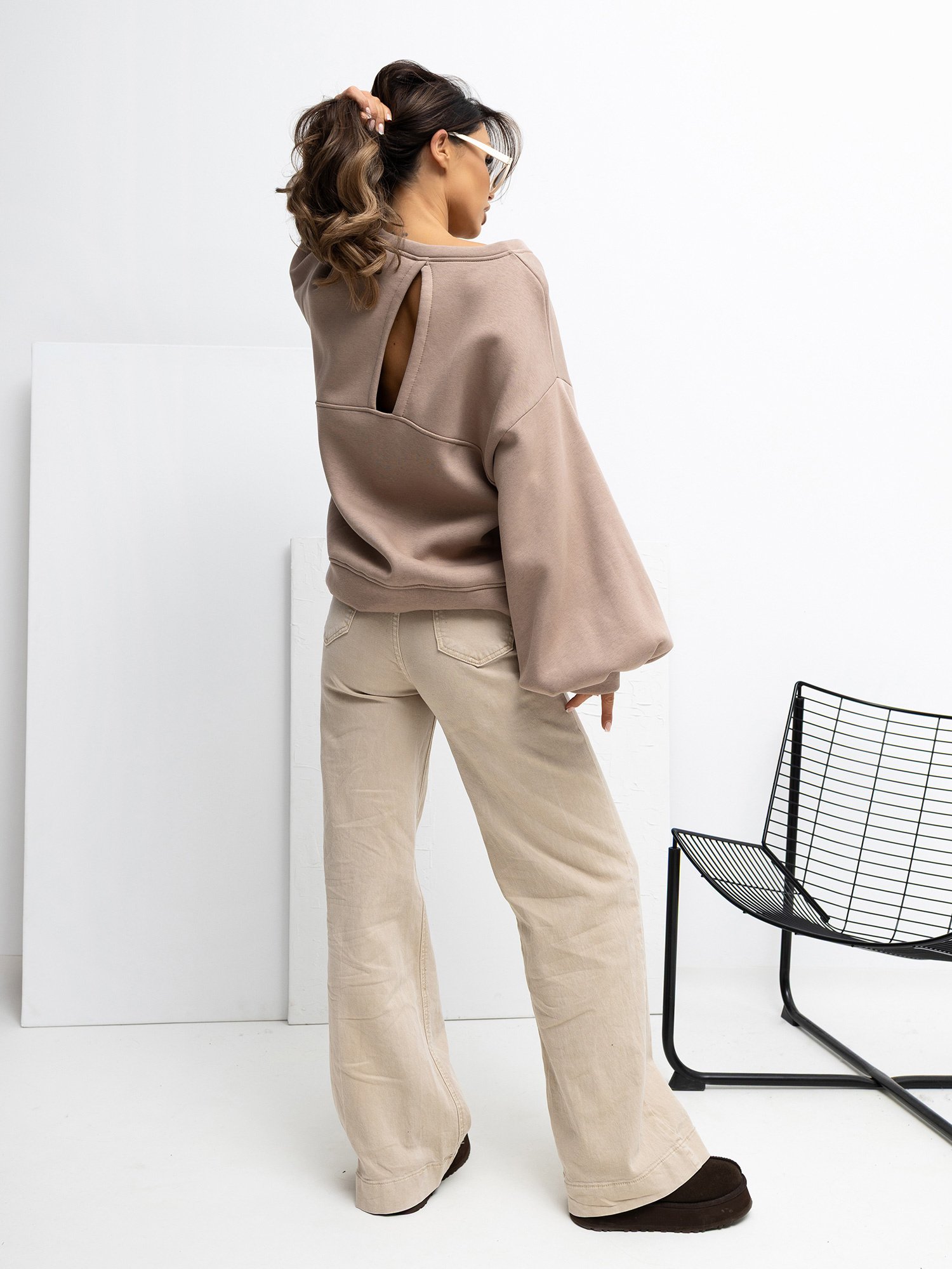 Sudadera con estampado SOHO - beige oscuro - Imagen 4