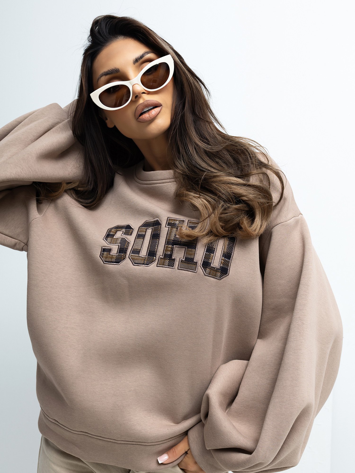 Sudadera con estampado SOHO - beige oscuro - Imagen 3
