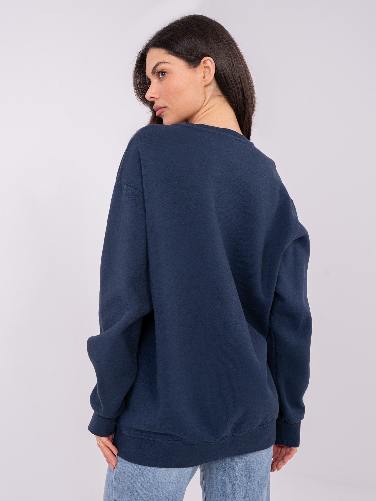 Sudadera oversize número 21 - azul marino - Imagen 5