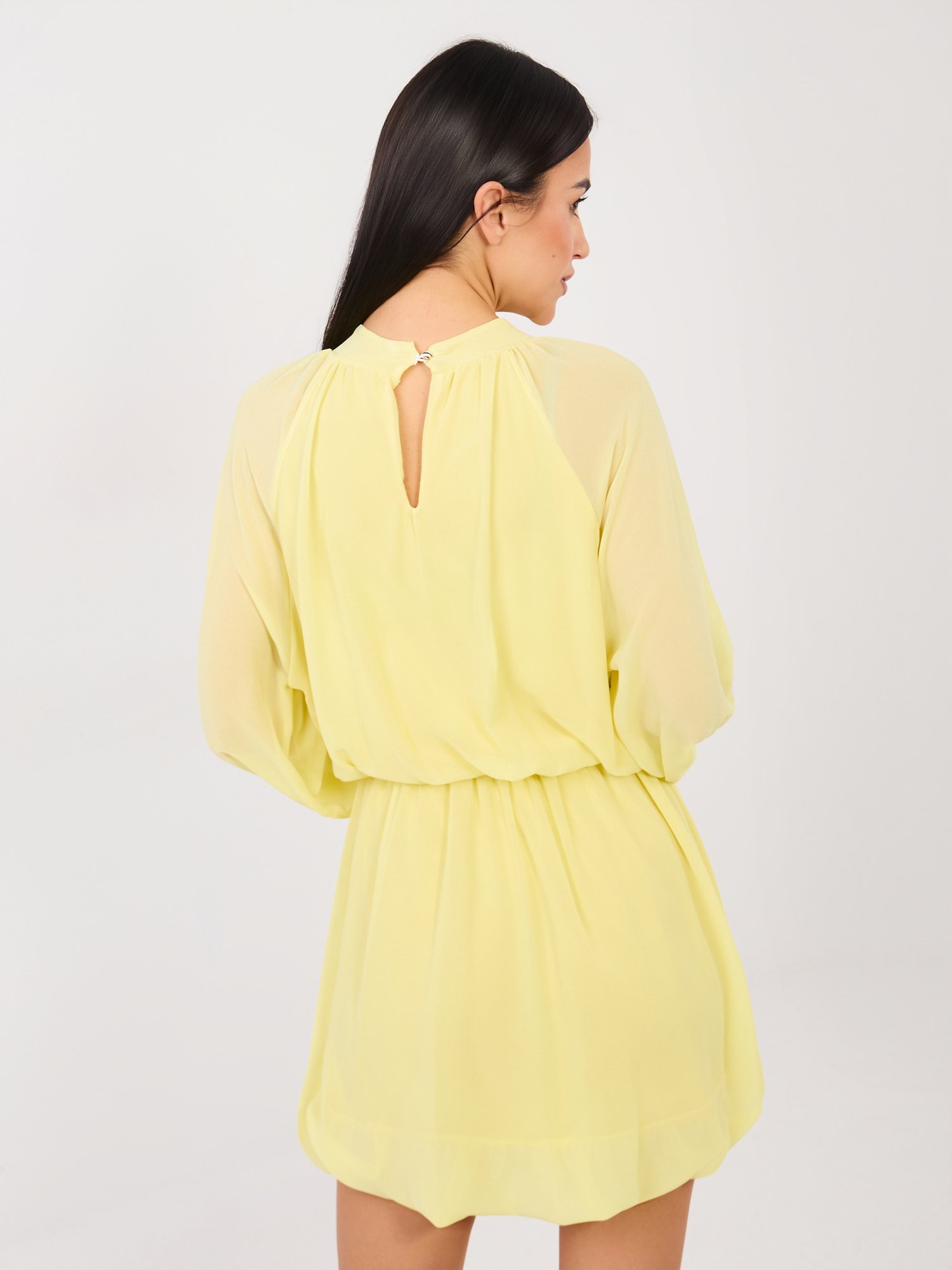 Vestido de gasa Mulen - amarillo claro - Imagen 5