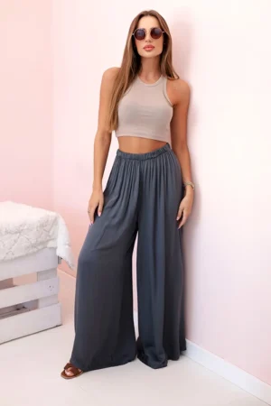Patalon viscosa MIMI gris
