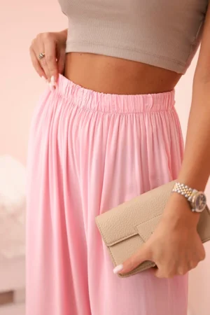 Patalon viscosa MIMI rosa claro