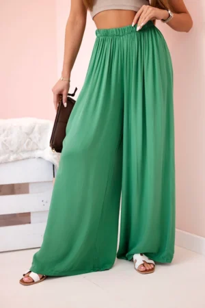 Patalon viscosa MIMI verde apagado