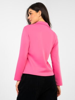 Alternative view of Chaqueta suave de estilo casual CALLY rosa oscuro