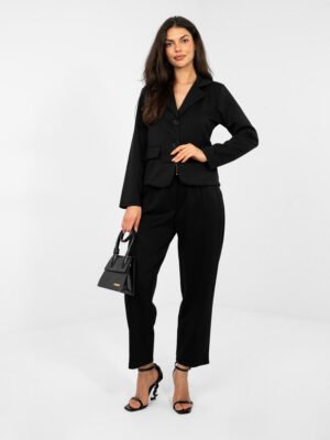 Chaqueta suave de estilo casual CALLY negro