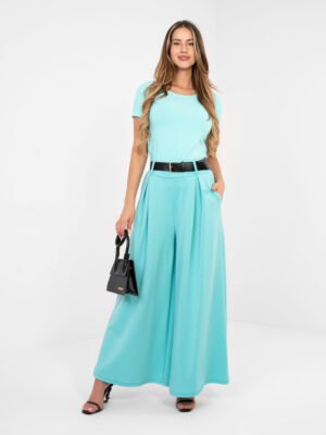 Pantalones palazzo amplios y estilosos MEIDA - menta