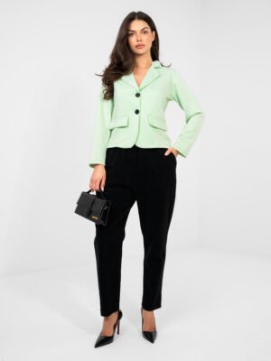 Chaqueta suave de estilo casual CALLY menta