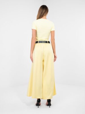 Alternative view of Pantalones palazzo amplios y estilosos MEIDA - amarillo claro