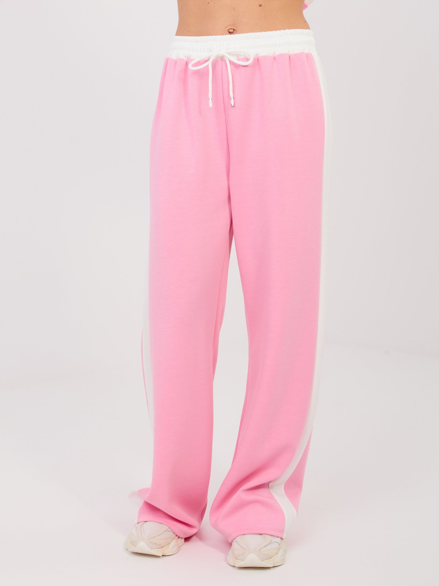 Conjunto casual con detalle de letras brillantes CHARLY - rosa - Imagen 7